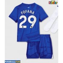 Chelsea Wesley Fofana #29 Heimtrikotsatz Kinder 2025-26 Kurzarm (+ Kurze Hosen)